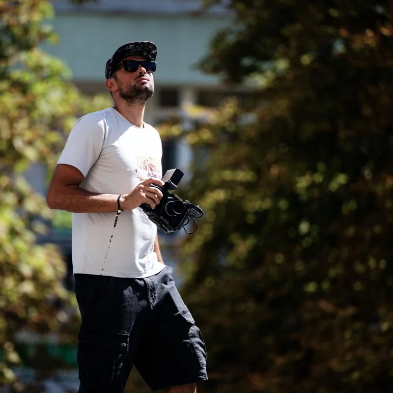 Kostadin Ekzarov behind the scenes